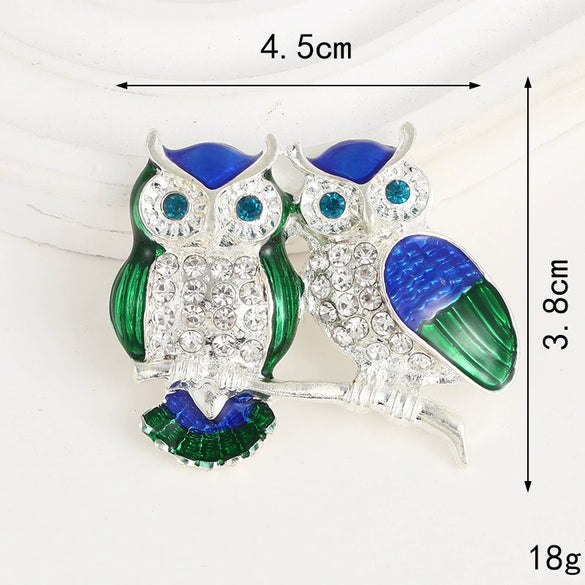 Diy Rhinestone Owl Alloy Clothing Accessories With Electroplating And Dragonfly Turtle Patterns