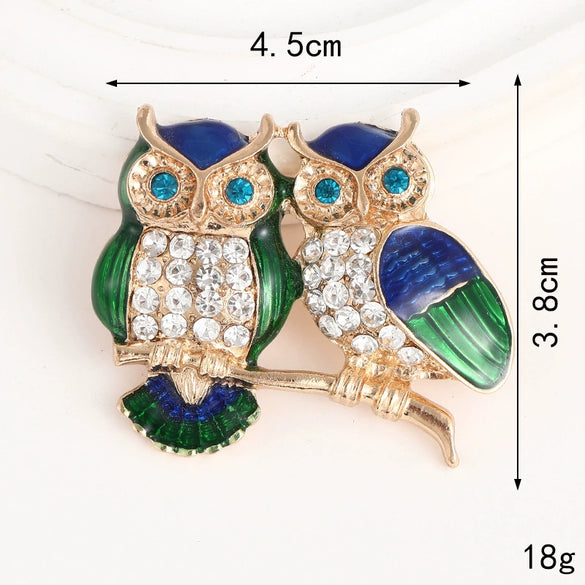 Diy Rhinestone Owl Alloy Clothing Accessories With Electroplating And Dragonfly Turtle Patterns