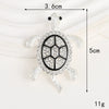 Diy Rhinestone Owl Alloy Clothing Accessories With Electroplating And Dragonfly Turtle Patterns