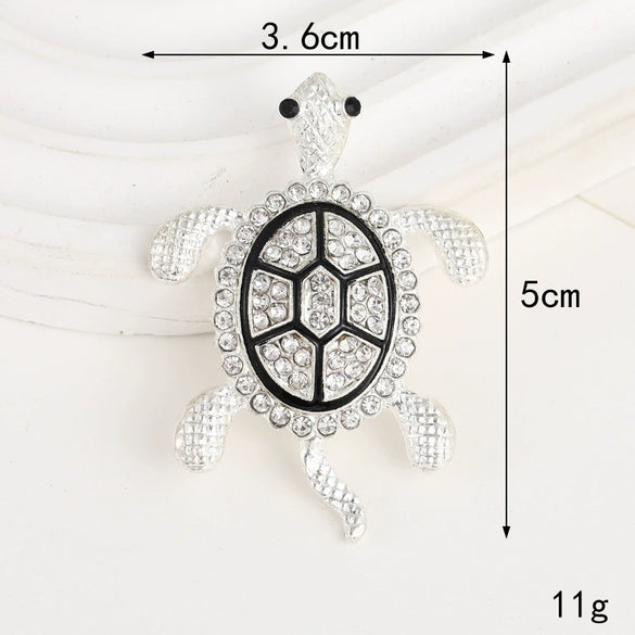 Diy Rhinestone Owl Alloy Clothing Accessories With Electroplating And Dragonfly Turtle Patterns