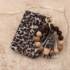 Document Bag Card Bag Wallet Woven Striped Pattern Pu Leather Silicone