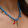 Dopamine Bracelet Copper Geometric Fish Conch Coral Pearl Pendant Electroplating Fashion