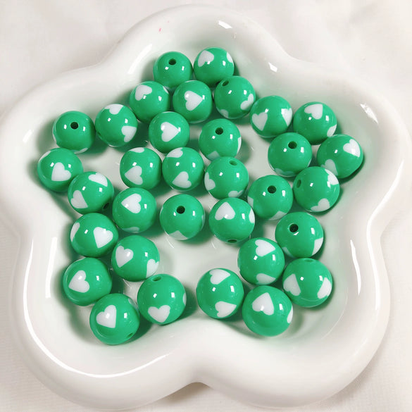 Dopamine Card Loose Beads Mobile Phone Chain Pendant Acrylic Love Star Pattern Diy Material