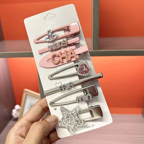 Dopamine Metal Handmade Hair Accessories Side Clip