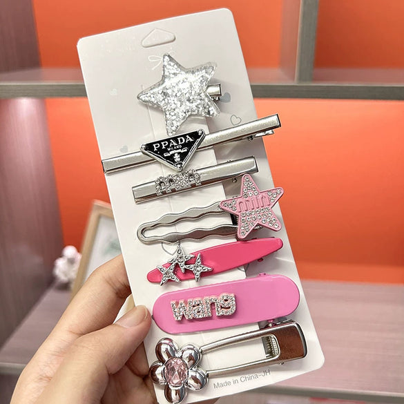 Dopamine Metal Handmade Hair Accessories Side Clip