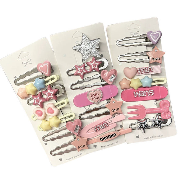 Dopamine Metal Handmade Hair Accessories Side Clip