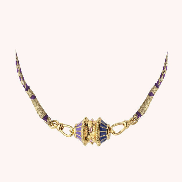Dopamine Twist Irregular Geometric Copper Necklace With Furnace Vacuum Plating