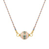 Dopamine Twist Irregular Geometric Copper Necklace With Furnace Vacuum Plating