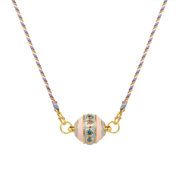 Dopamine Twist Irregular Geometric Copper Necklace With Furnace Vacuum Plating