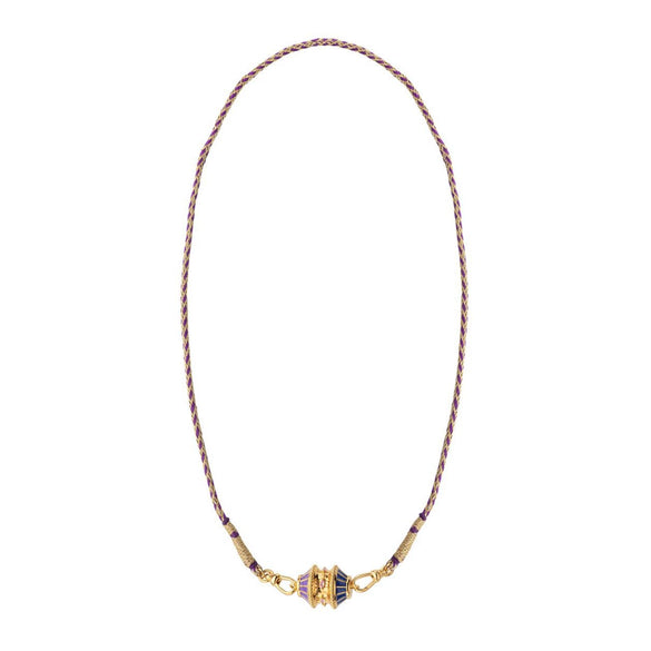Dopamine Twist Irregular Geometric Copper Necklace With Furnace Vacuum Plating