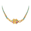 Dopamine Twist Irregular Geometric Copper Necklace With Furnace Vacuum Plating