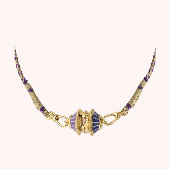 Dopamine Twist Irregular Geometric Copper Necklace With Furnace Vacuum Plating