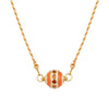 Dopamine Twist Irregular Geometric Copper Necklace With Furnace Vacuum Plating