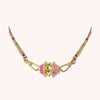 Dopamine Twist Irregular Geometric Copper Necklace With Furnace Vacuum Plating