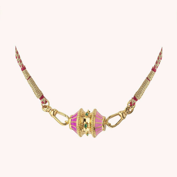 Dopamine Twist Irregular Geometric Copper Necklace With Furnace Vacuum Plating