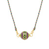 Dopamine Twist Irregular Geometric Copper Necklace With Furnace Vacuum Plating