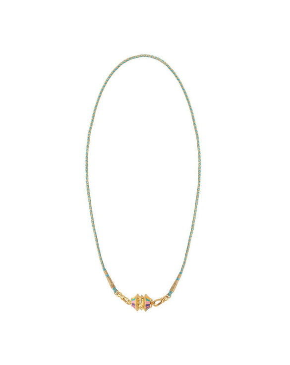 Dopamine Twist Irregular Geometric Copper Necklace With Furnace Vacuum Plating