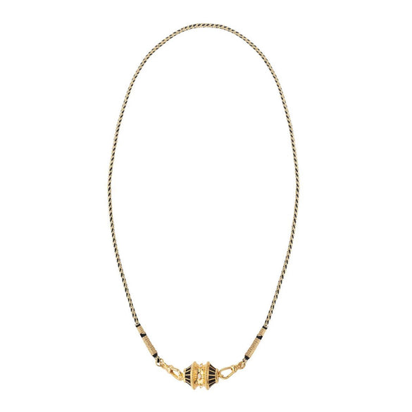 Dopamine Twist Irregular Geometric Copper Necklace With Furnace Vacuum Plating