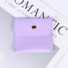 Double Sided Velvet Snap Button Jewelry Packaging Pouch Fabric Necklace Storage Bag Moisture Proof Scratch Resistant