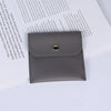Double Sided Velvet Snap Button Jewelry Packaging Pouch Fabric Necklace Storage Bag Moisture Proof Scratch Resistant