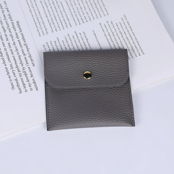 Double Sided Velvet Snap Button Jewelry Packaging Pouch Fabric Necklace Storage Bag Moisture Proof Scratch Resistant