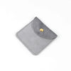 Double Sided Velvet Snap Button Jewelry Packaging Pouch Fabric Necklace Storage Bag Moisture Proof Scratch Resistant