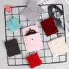 Double Sided Velvet Snap Button Jewelry Packaging Pouch Fabric Necklace Storage Bag Moisture Proof Scratch Resistant