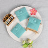 Double Sided Velvet Snap Button Jewelry Packaging Pouch Fabric Necklace Storage Bag Moisture Proof Scratch Resistant