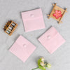Double Sided Velvet Snap Closure Jewelry Storage Pouch Flip Pocket Fabric Packaging Bag For Rings And Earrings