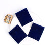Double Sided Velvet Snap Closure Jewelry Storage Pouch Flip Pocket Fabric Packaging Bag For Rings And Earrings