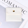 Double Sided Velvet Snap Closure Jewelry Storage Pouch Flip Pocket Fabric Packaging Bag For Rings And Earrings