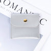 Double Sided Velvet Snap Closure Jewelry Storage Pouch Flip Pocket Fabric Packaging Bag For Rings And Earrings