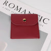 Double Sided Velvet Snap Closure Jewelry Storage Pouch Flip Pocket Fabric Packaging Bag For Rings And Earrings