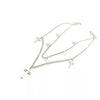 Doublelayer Combination Butterfly Cross Pants Chain Decoration Belt Men's Punk Hiphop Metal Waist Chain Accessories