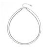 Doublelayer Fashion Exquisite Stainless Steel Blade Chain Necklace With Pvd Furnace Vacuum Real Gold Plating