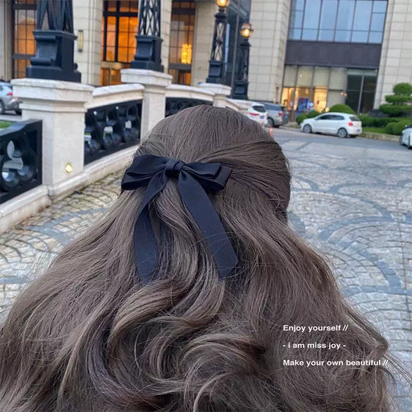 Doublelayer Hairpin Bow Ribbon Ballet Style Women's Hair Accessories Polyester Fiber Polyester Cotton Handmade