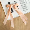 Doublelayer Hairpins With Bow Ribbons Polyester Fiber Handmade Women's Hair Accessories