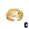 Doublelayer Ring Jewelry Retro Highgrade Goldplated For Female