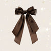Doublelayer Satin Ribbon Broken Bow Hairpin Polyester Handmade Women's Hair Accessories