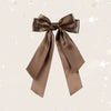 Doublelayer Satin Ribbon Broken Bow Hairpin Polyester Handmade Women's Hair Accessories
