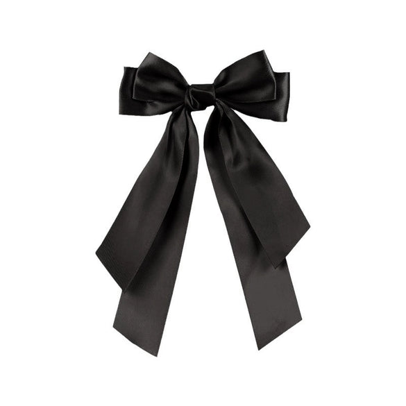Doublelayer Satin Ribbon Broken Bow Hairpin Polyester Handmade Women's Hair Accessories