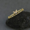 Doublelayered Butterfly Ring For Women Copper Inlaid Zircon Animal Zodiac Geometric Small And Fresh Style