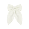Doublesided Satin Bow Handmade Women's Oneword Clip Hairpin