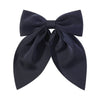 Doublesided Satin Bow Handmade Women's Oneword Clip Hairpin