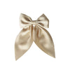 Doublesided Satin Bow Handmade Women's Oneword Clip Hairpin