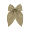 Doublesided Satin Bow Handmade Women's Oneword Clip Hairpin