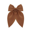 Doublesided Satin Bow Handmade Women's Oneword Clip Hairpin