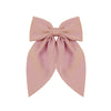 Doublesided Satin Bow Handmade Women's Oneword Clip Hairpin