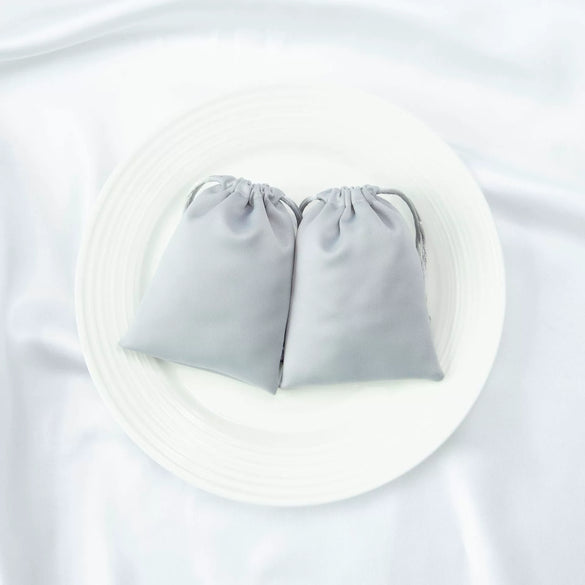 Drawstring Satin Silk Jewelry Storage Bag