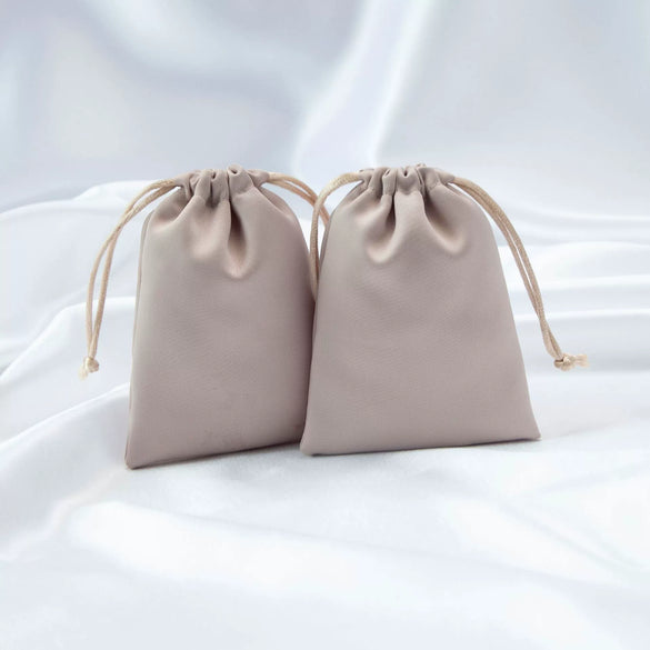 Drawstring Satin Silk Jewelry Storage Bag